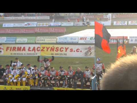 Lechma Start Gniezno - Betard Sparta Wrocław - 18.04.2013 - Prezentacja