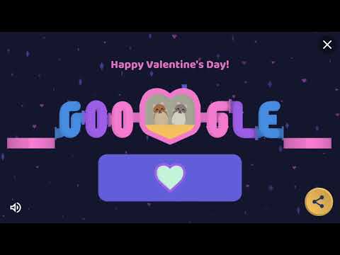Valentine's Day 2022 Google Doodle: Ending theme