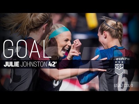 WNT vs. Colombia: Julie Johnston Goal - April 10, 2016