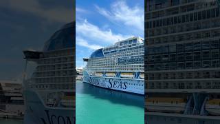 Icon of the Seas Aerial View 🚢 #shorts #travel #luxury