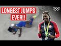 Top 5 longest Women's Long Jumps of all time at the Olympics!