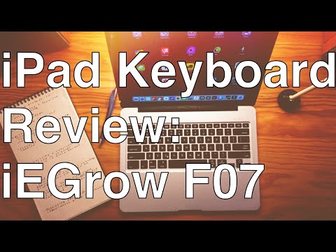 iPad Keyboard Review: iEGrow F07