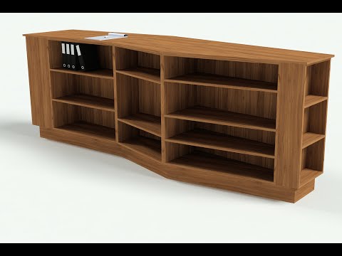 imos iX 2019 CAD CAM - Bespoke Angled Unit Tutorial - Design through to CNC