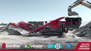جديد كسارة تصادمية بعمود دوار أفقي Boratas Crawler Mobile Impact Crusher with Screen BPK125-S | صورة 4 - Machineryline
