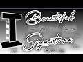 T signature style । How to create my own signature Name 