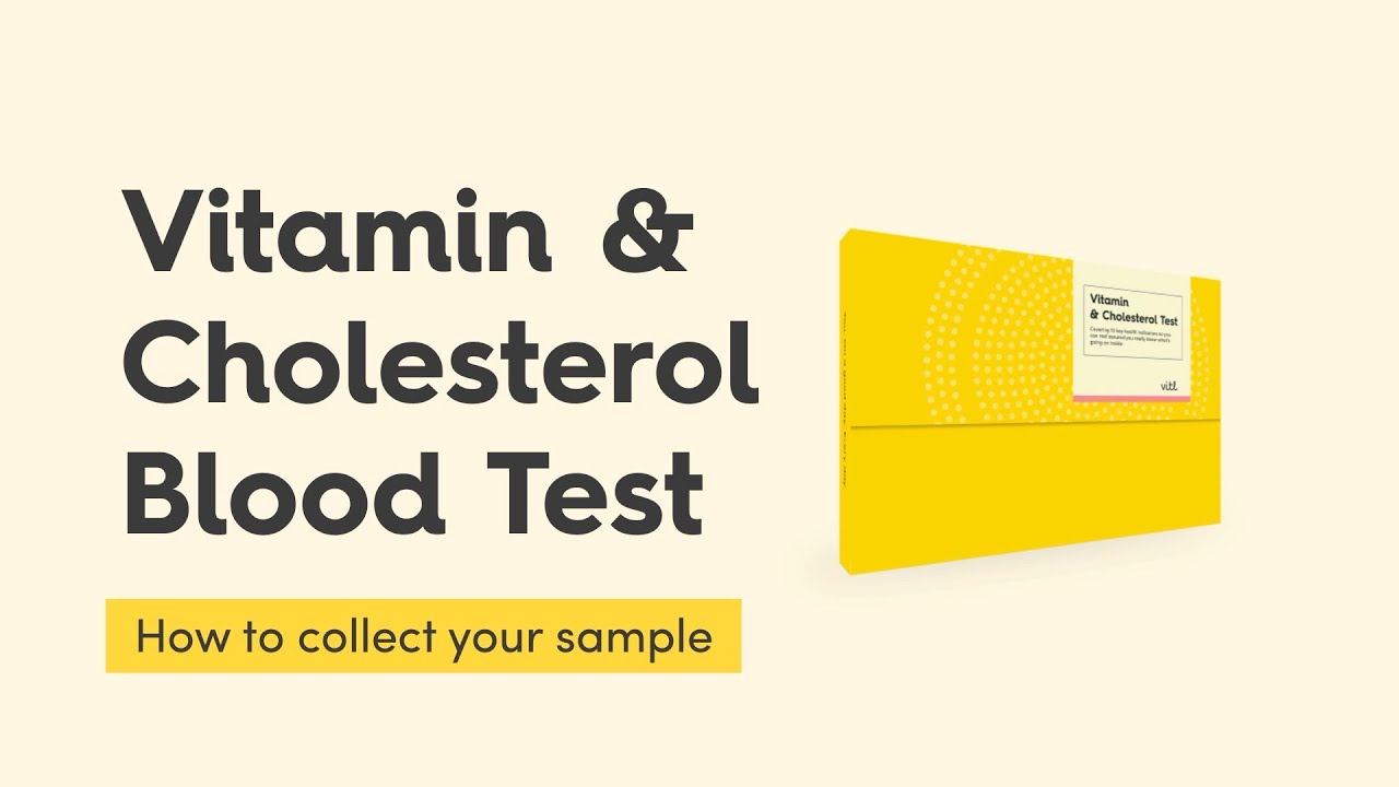 Vitamin & Cholesterol Blood Test