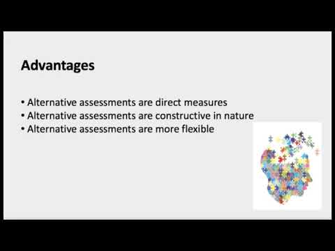 image-What are the 3 models of alternative assessment?