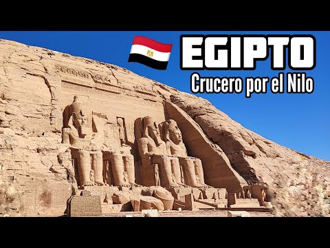 EGIPTO 🇪🇬 Crucero por el Río NILO ⛵Luxor, Edfu, Kom Ombo, Asuán, Abu Simbel🐊