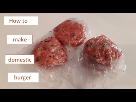 How to make domestic burger? Kako napraviti domace pljeskavice?