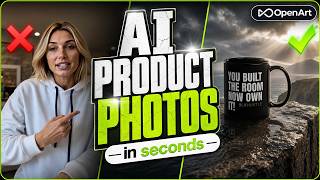 Thumbnail — How to Create PERFECT AI Product Photos (Nano Banana + OpenArt)
