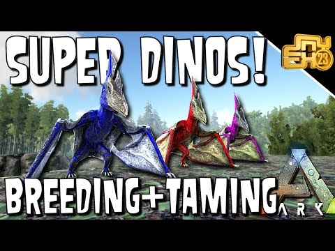 ARK GUIDE TO TAMING AND BREEDING SUPER DINOS for PvP!