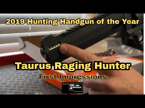 Unboxing the 2019 Hunting Handgun of the Year/Golden Bullseye Award Winner - Taurus Raging Hunter 