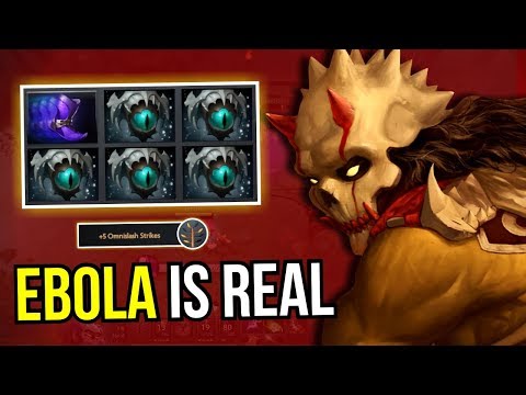 EBOLA IS REAL - 5x Eye of Skadi Juggernaut 7.14 Dota 2 | Upside Down 111