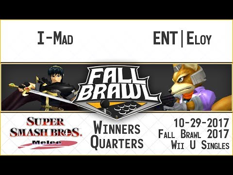 Fall Brawl 2017: ENT | Eloy (Fox) vs. I-Mad (Marth) - SSBM Singles Winners Quarters