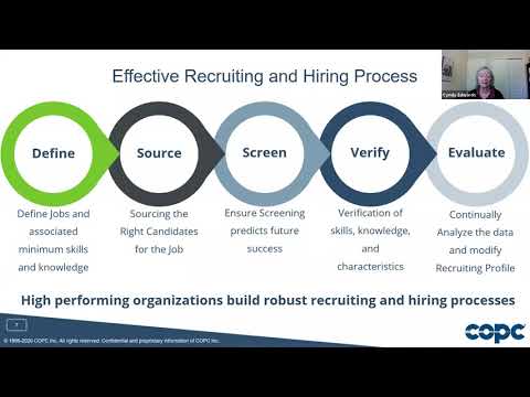 COPC Inc. Webinar: Recruiting and Hiring Practices that Work
