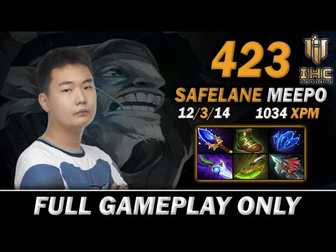 Diffusal Meta, 423 safelane meepo first item diffusal blade - Full Gameplay Meepo #421