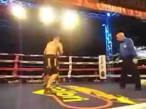 Nico paz define por ko en el segundo round, a Nicolás Aquino