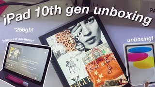 ⭐️ iPad 10th Gen Unboxing 2025 | What’s Inside + Aesthetic Setup!