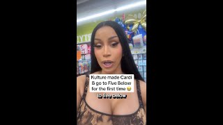 Cardi B discovered the beauty of Five Below 