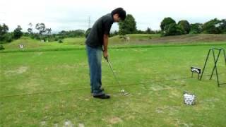preview picture of video 'My family's first time playing Golf at Tagaytay Highlands (Drive Range)'