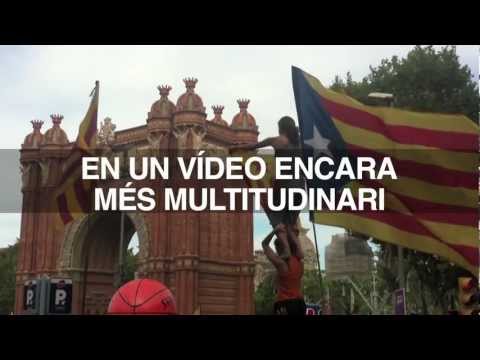 Espot previ del Flashmob per la independència