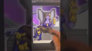 Hot Thanos Fan Art Speedpaint