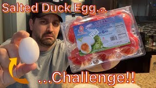 Salted Duck Egg Challenge!!