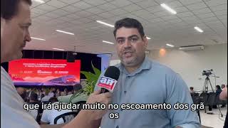 Vice-prefeito Moadil Fernando participou do Fórum político em Água Boa-MT. A pauta foi sobre a construção da Ferrovia FICO e BR 158.
