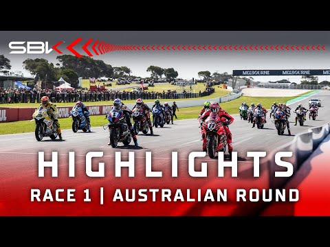 ALLE HIGHLIGHTS: Rennen 1 in Australien 🙌 | 2025 #AustralianWorldSBK 🇦🇺