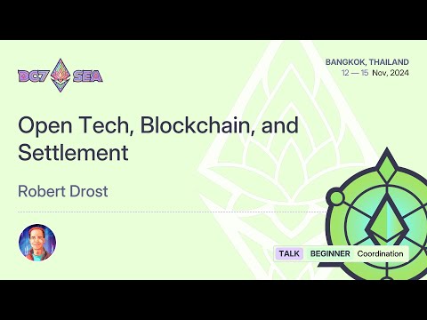 Open Tech, Blockchain, and Settlement preview