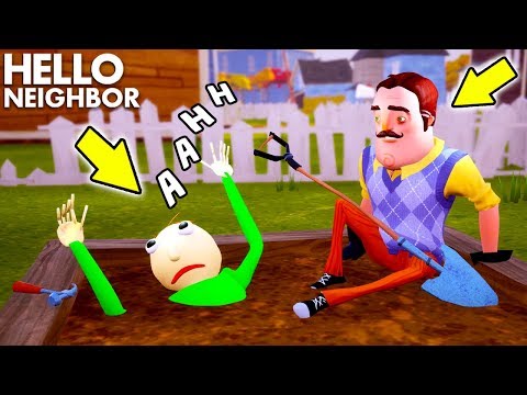 The Neighbor HAS A SECRET...Baldi Knows It!!! | Hello Neighbor + Baldi’s Basics Crossover (Mods)