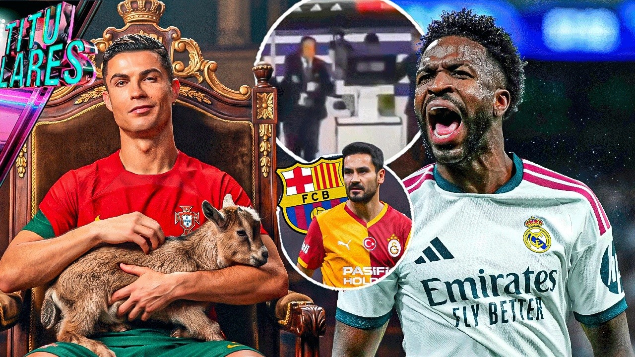 Captan nueva agresión de Vini | Gundo explica críticas al Barça | CR7 viral: “Soy el GOAT”