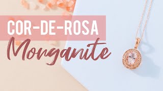 Peach Cor-de-Rosa Morganite 10k Rose Gold Solitaire Earrings 0.73ctw Related Video Thumbnail