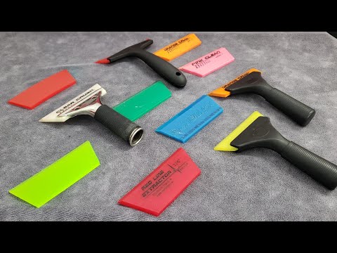 WAR OF THE SQUEEGEE! WINDOW TINT TOOLS