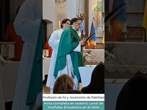 Profesión de fe y juramento de fidelidad del Pbro. Marcelo Amaya