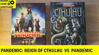 Pandemic: Reign of Cthulhu Vs Pandemic Board Game Review & Runthrough