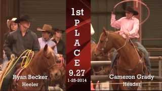 preview picture of video 'Region X THSRA - Cameron G - 1st Place Team Roping'