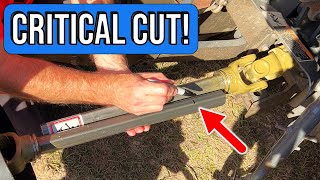 How to Correctly Cut and Fit a PTO Shaft to Your Tractor Size