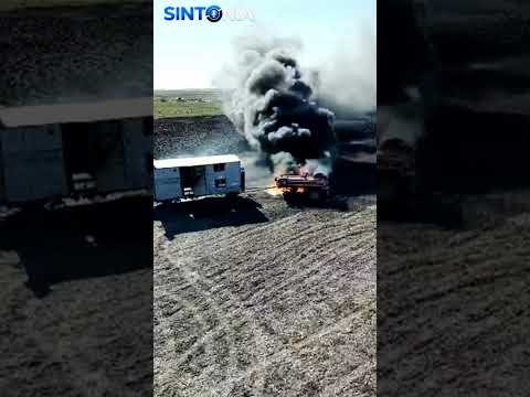 Incendio rural en Huanchilla: el fuego afectó 25 hectáreas y una cisterna con combustible