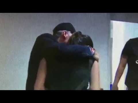 Ana Ivanovic and Bastian Schweinsteiger kissing