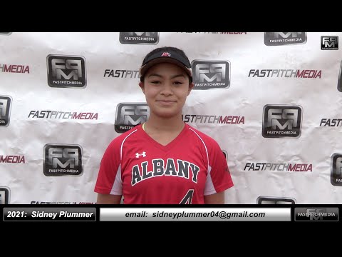 2021 Sidney Plummer  3.68 GPA - Outfield and Second Base Softball Skills Video