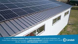 Új Lindab SBS-Maxi csarnok a Barcsi Italraktár számára