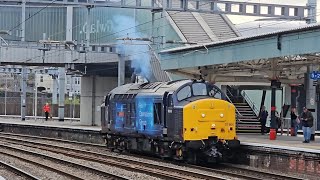 Rail Operations Group 37800 thrashing out of Newport (South Wales) on 29th September 2025