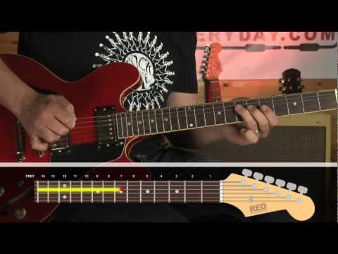 How to play - Black dog - riff - Led Zeppelin - guitar lessons