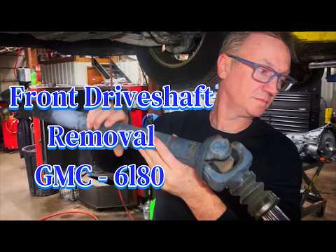 GMC Sierra | Front Driveshaft Removal | Removing | 6L80 Transmission | Also Chevrolet Silverado