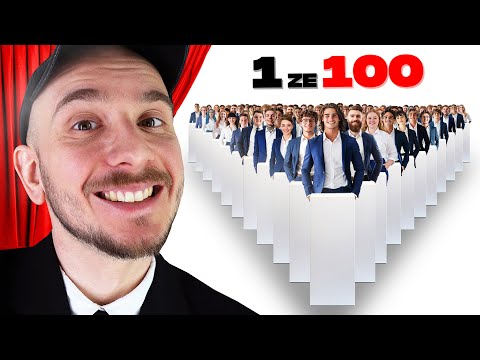 Zaprosiłem 100 osób do 1 z 10 (przyszło 121)