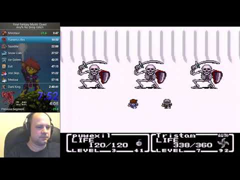 Final Fantasy Mystic Quest Speedrun (Any% No Shop Glitch) - 2:40:38
