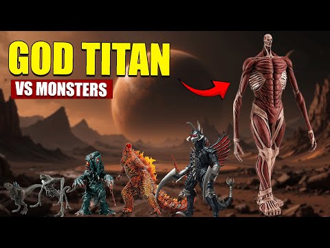 Colossal Titan vs Every Giant Monster | Monsters Size Comparison 2025