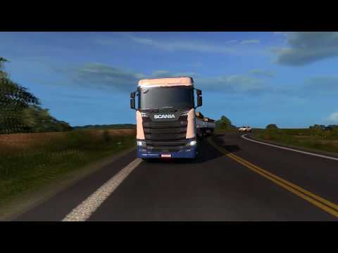 Scania S520 + Rodotrem com 22T - Euro Truck Simulator