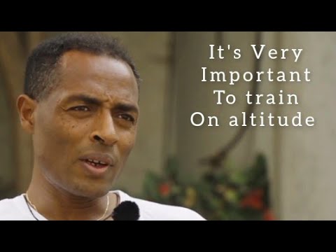 Kenenisa Explaning The Importancy Of Altitude For Athletes